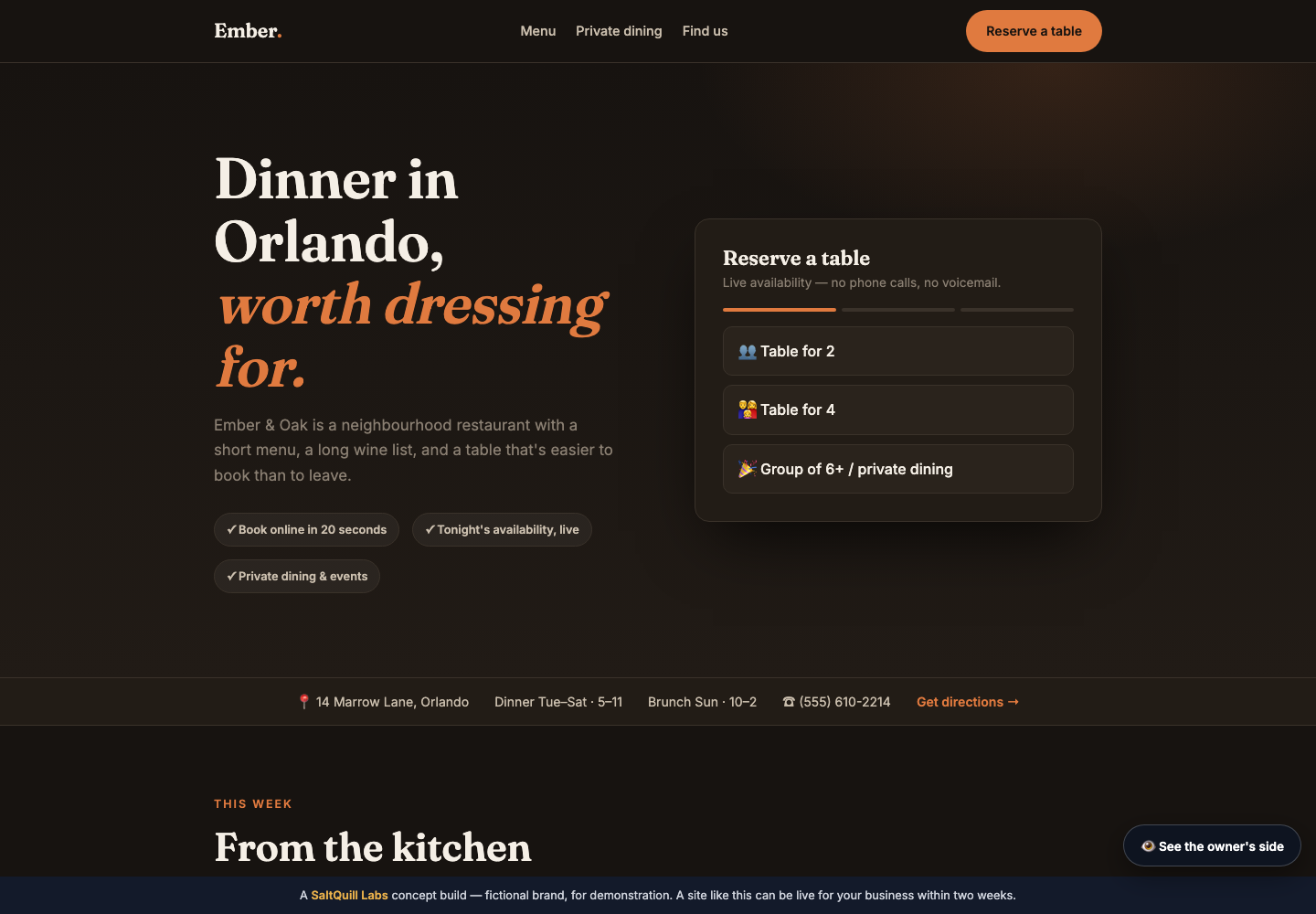 Restaurants & hospitality